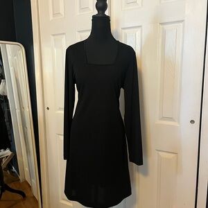 Vintage Black Long Sleeve Dress